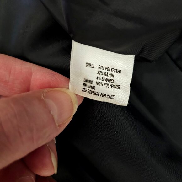 Calvin Klein Women's Gray Stretch Blazer Jacket Size 8 - Picture 5 of 9